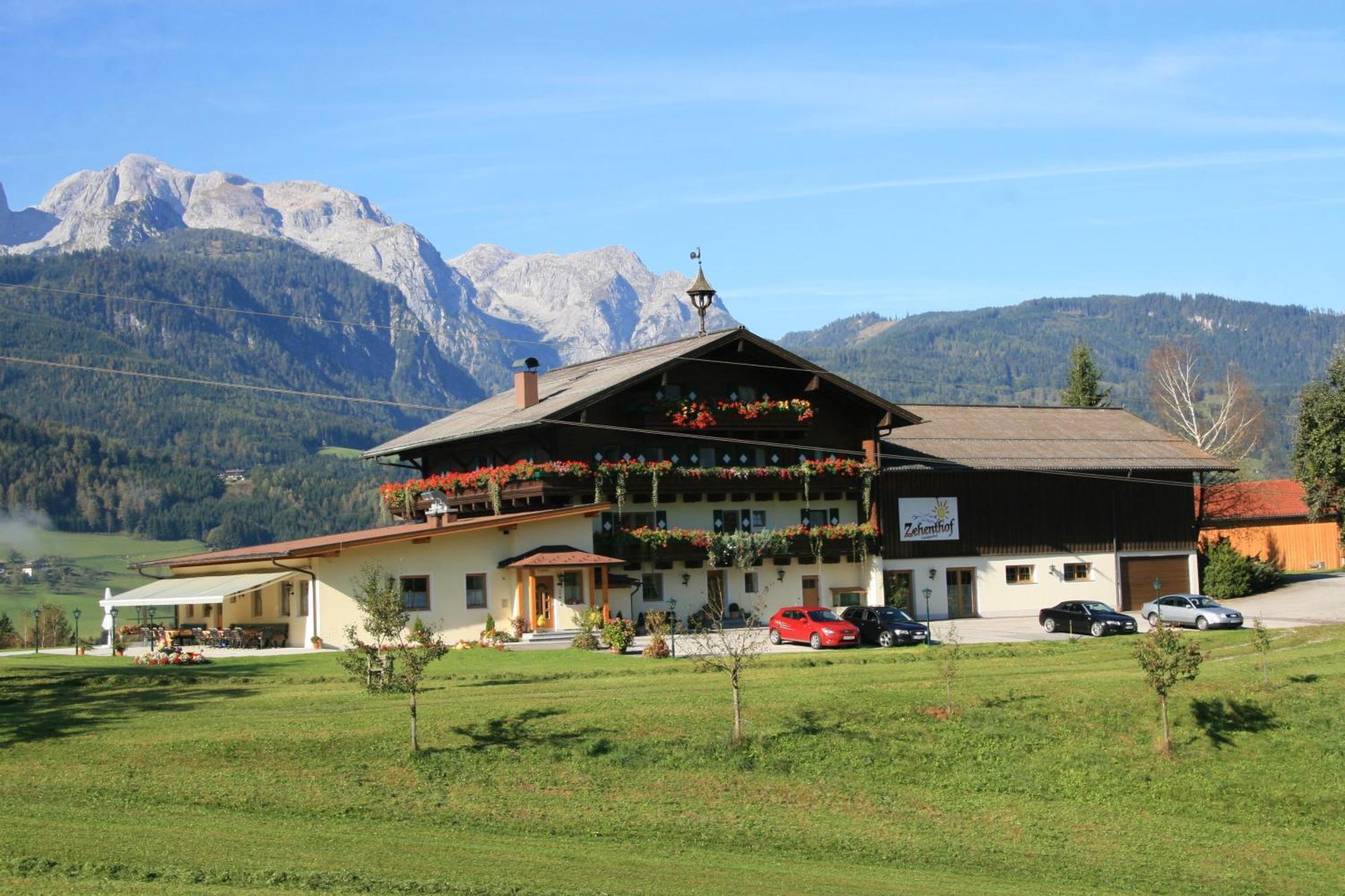 Landgasthof Hotel Zehenthof Pfarrwerfen Dış mekan fotoğraf